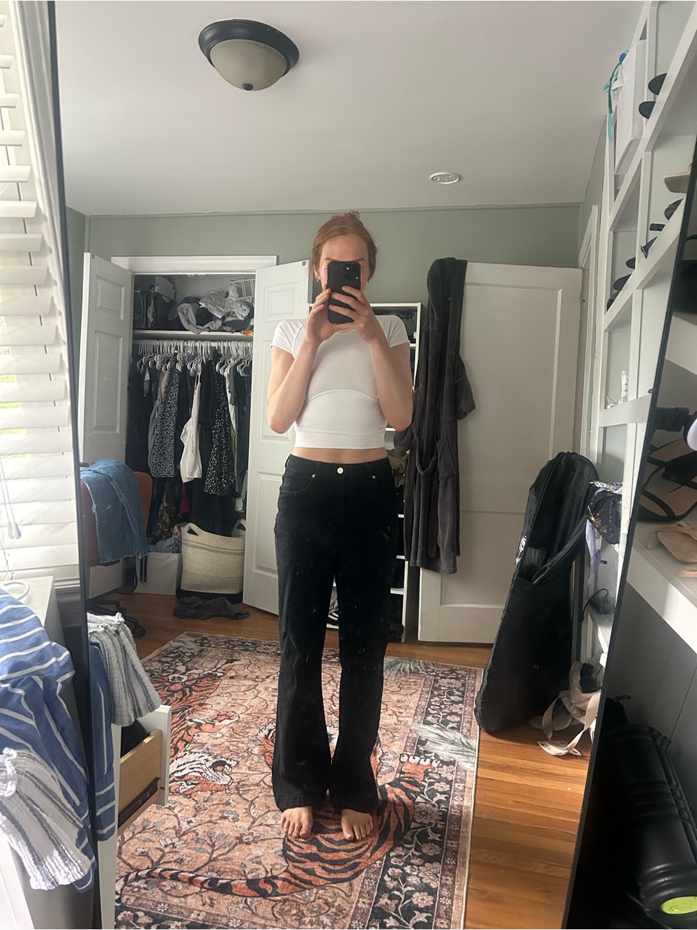 Women’s Black Straight-Leg Jeans - Classic Everyday Style